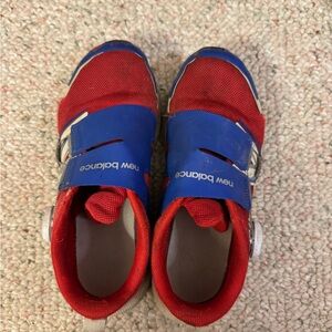 New Balance Kids Red and Blue Shoes